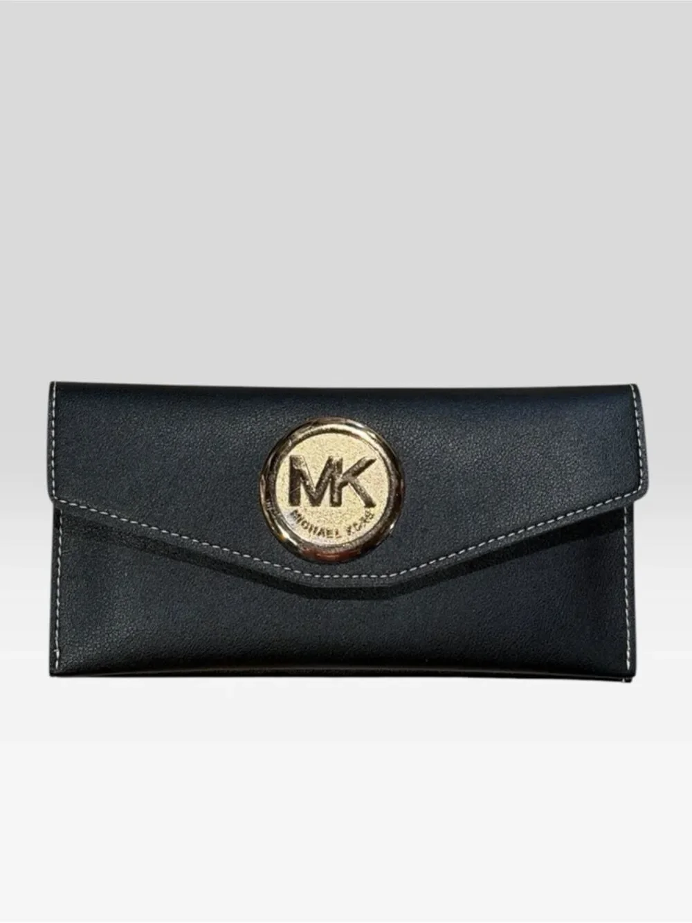 Michael Kors Black Fulton Continental Wallet